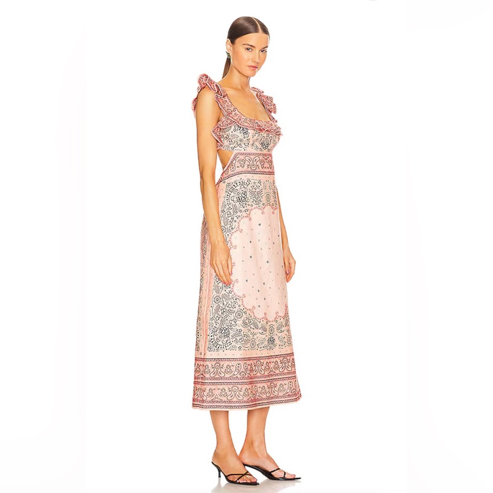 ZIMMERMANN Printed Linen Matchmaker Dress